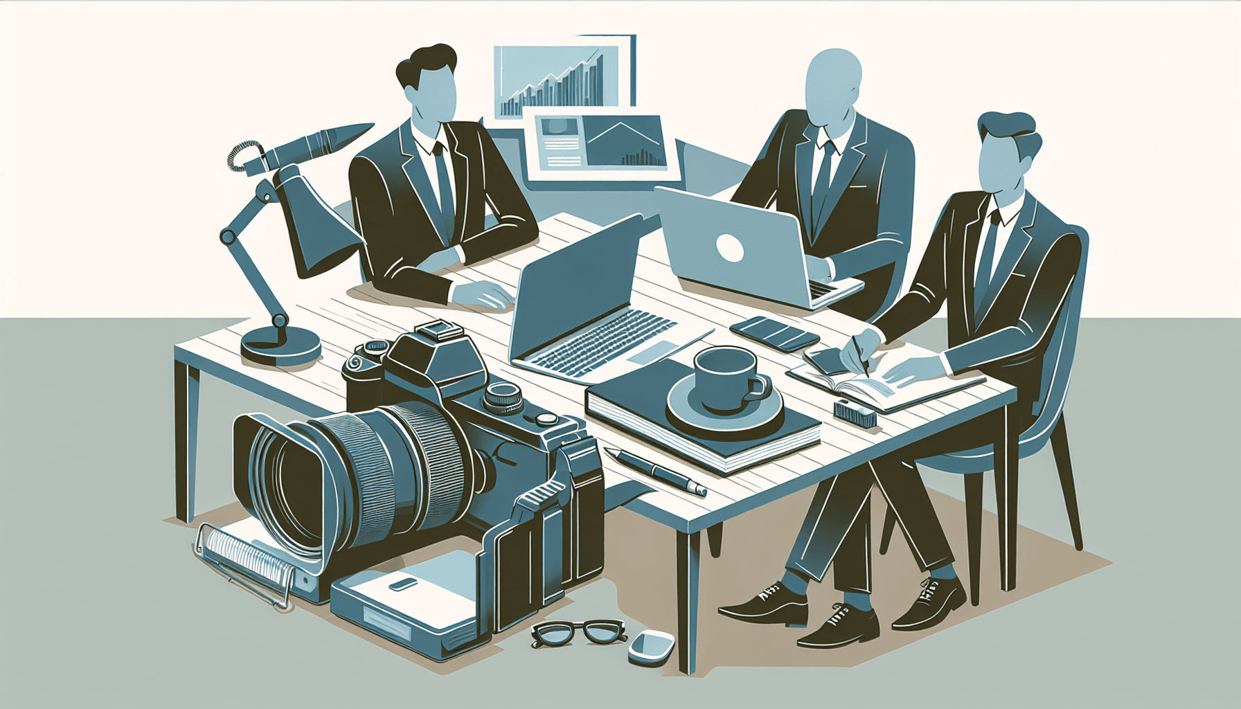 Empreendedora posando para foto profissional em cenário de coworking