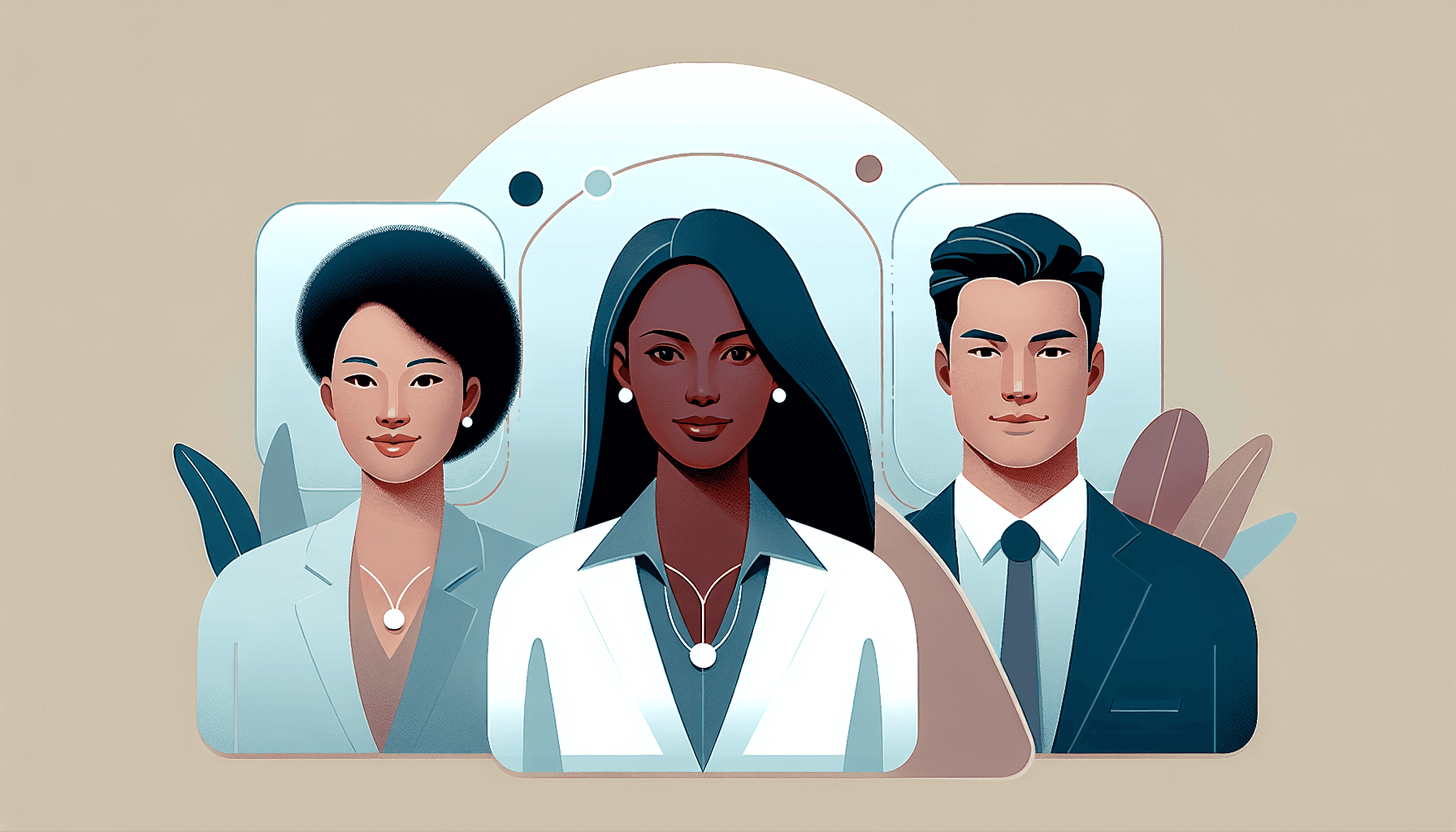 Colagem de headshots modernos que seguem as tendências de 2025